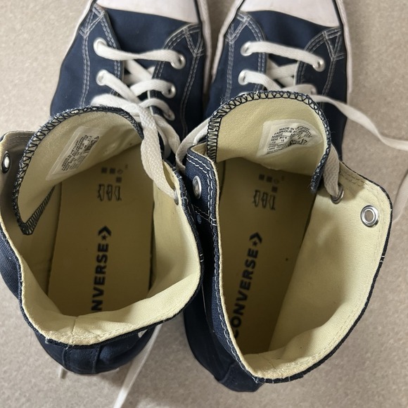 Converse Chuck Taylor All Star High Top Sneakers M9622  Navy Blue US M13  W15 - Picture 7 of 9